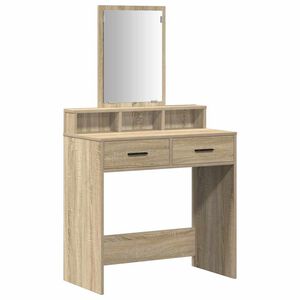 vidaXL Mesa de vestir Carvalho Sonoma 79 x 41 x 140 cm