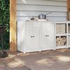 vidaXL Porta de Cozinha MEPPEL 2 pcs Branco 50 x 9 x 82 cm