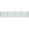 vidaXL Cerca de malha de arame com flange 2,2x10 m verde