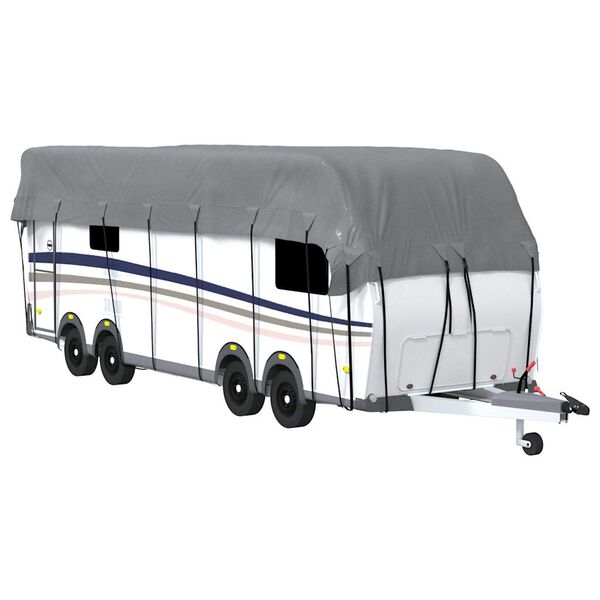vidaXL Caravan capa de telhado 900x300 cm tecido n&atilde;o tecido cinzento