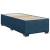 vidaXL Cama boxspring com colch&atilde;o 80x200 cm veludo azul