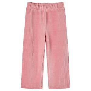 vidaXL Cal&ccedil;as para crian&ccedil;as bombazina rosa-claro 128