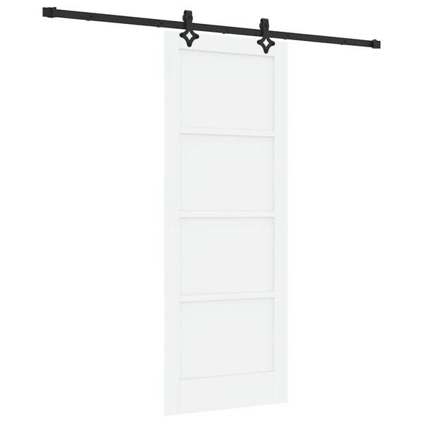 vidaXL Porta Deslizante ORKDAL Branco 78 x 202 cm