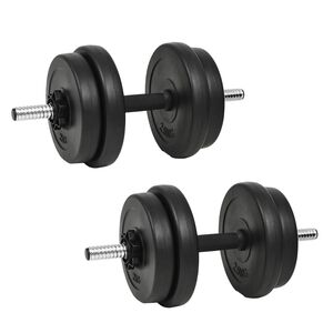 vidaXL Conjunto de halteres 14 pcs 20 kg
