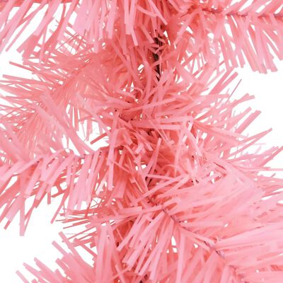 vidaXL Grinalda de Natal com luzes LED 20 m cor-de-rosa