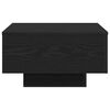vidaXL Mesa de centro Carvalho Preto 55 x 55 x 31 cm