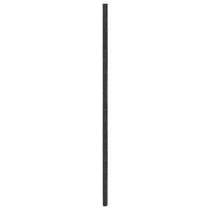 vidaXL Tela para ervas daninhas 4x50 m PP preto