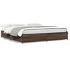 vidaXL Estrutura de cama 200x200cm derivados madeira/metal