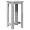 vidaXL Mesa de bar 51x50x103,5cm derivados de madeira cinzento cimento