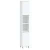vidaXL Arm&aacute;rio casa de banho 30x30x190 cm derivados de madeira branco