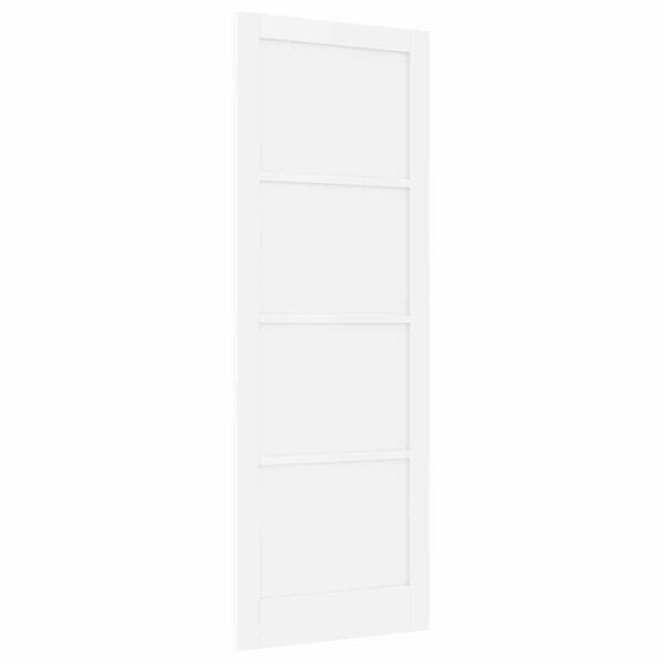 vidaXL Porta Interna ORKDAL Branco 83 x 232 cm Contraplacado