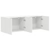 vidaXL Arm&aacute;rio de TV de Parede 2 pcs Branco 59,5 x 31 x 40 cm