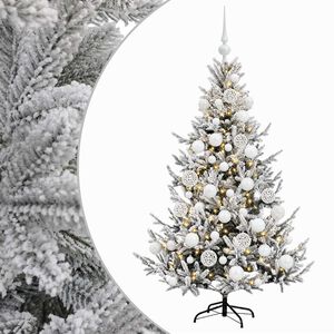 vidaXL &Aacute;rvore de Natal artificial com bolas 120 cm 150 LED