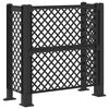 vidaXL Treli&ccedil;a para Lixeira Antracite 123 x 47 x 114 cm PP