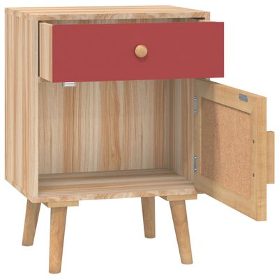 vidaXL Mesa de cabeceira 40x30x55 cm derivados de madeira