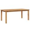 vidaXL Mesa de centro Castanho 110 x 55 x 45 cm Madeira de Teca S&oacute;lida