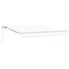 vidaXL Toldo retr&aacute;til Branco 300 x 250 x 165 cm Poli&eacute;ster e Alum&iacute;nio