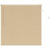 vidaXL Cortina Veneziana Marrom Claro com Padr&atilde;o 150 x 160 cm 25 mm