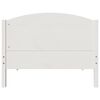 vidaXL Cama sem colch&atilde;o 90x190 cm madeira de pinho maci&ccedil;a branco