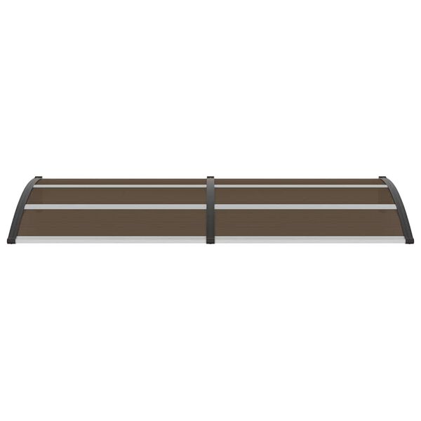 vidaXL Toldo de porta 240x100 cm PC preto