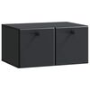 vidaXL Gabinete de TV de Parede 59,5 x 41 x 30 cm Preto