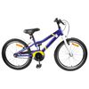vidaXL Bicicleta Infantil 24 Polegadas para 8-12 anos Azul Branco