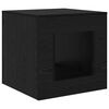 vidaXL Coffee Table Carvalho Preto 51.5 x 50 x 50 cm Engineered Wood
