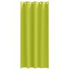 vidaXL Cortinas Blackout com Argolas 2 pcs Verde 245 x 140 cm