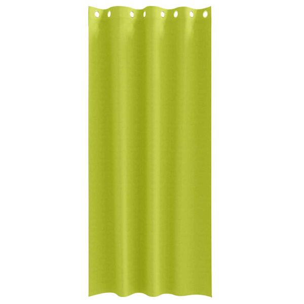 vidaXL Cortinas Blackout com Argolas 2 pcs Verde 245 x 140 cm