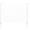 vidaXL Cerca Selvagem para Exterior com Postes 25 x 1,6 m Prateado