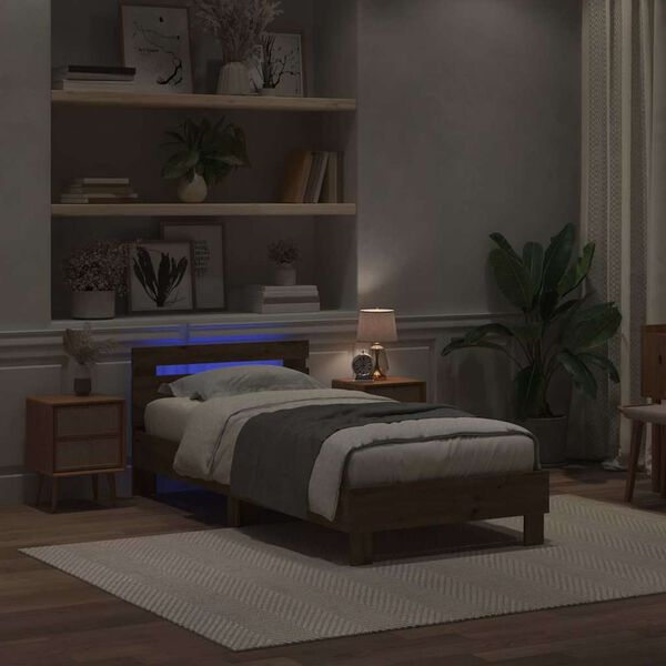 vidaXL Estrutura da Cama carvalho artisiano 90 x 200 cm