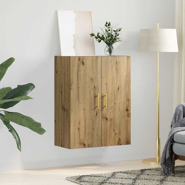 vidaXL Arm&aacute;rio de Parede Carvalho Artesanal 69,5 x 34 x 90 cm