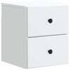 vidaXL Gabinete de Canto Montado na Parede Branco 34,5 x 33 x 40 cm