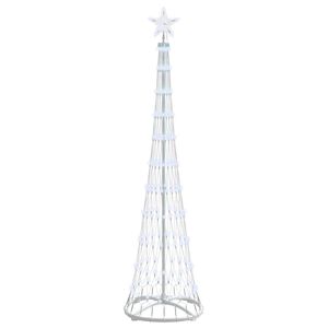vidaXL &Aacute;rvore de Natal LED Branco frio 190 cm Metal