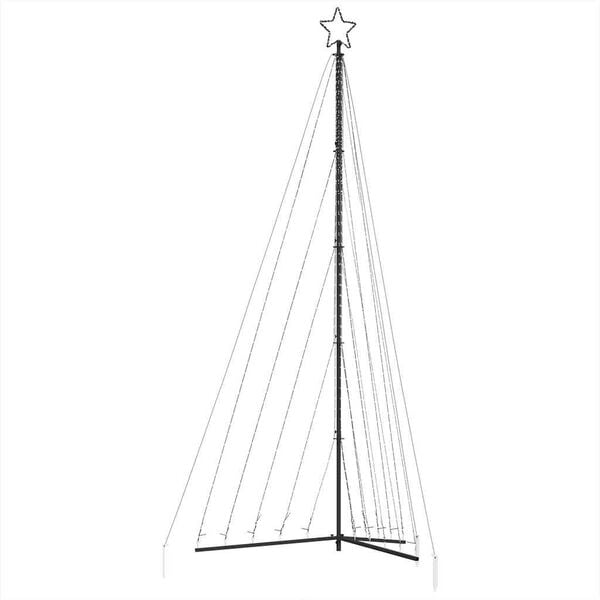 vidaXL LED &Aacute;rvore de Natal 570 LEDs Colorido 399 cm