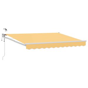 vidaXL Toldo Retr&aacute;til El&eacute;trico Areia 100% Poli&eacute;ster e Alum&iacute;nio