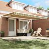 vidaXL Toldo Manual Verde e Amarelo 450 x 350 x 165 cm Poli&eacute;ster