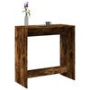 vidaXL Mesa de bar 102x50x103,5cm derivados de madeira carvalho fumado