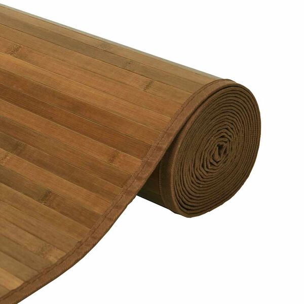 vidaXL Tapete retangular 70x400 cm bambu castanho
