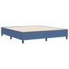 vidaXL Estrado de cama plataforma Azul 180 x 200 cm tecido