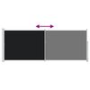 vidaXL Toldo lateral retr&aacute;til para p&aacute;tio 180x500 cm preto