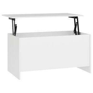 vidaXL Mesa de centro 102x55,5x52,5 cm madeira processada branco