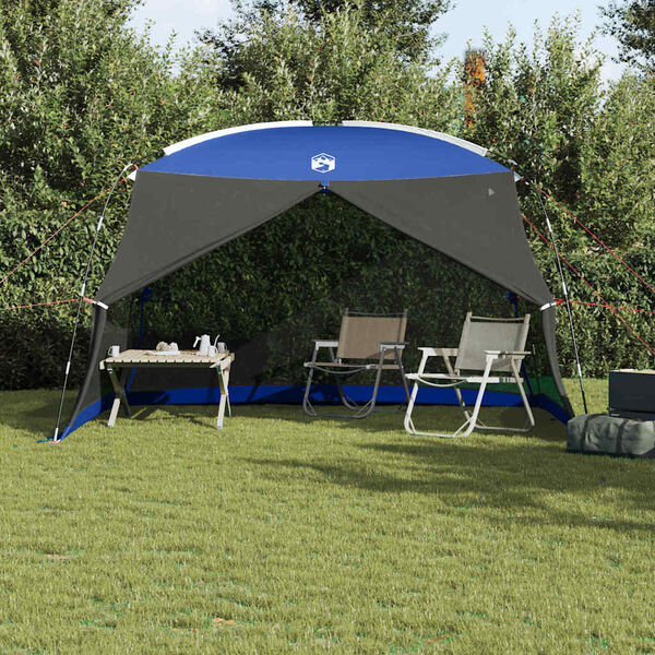 vidaXL Tenda mosquiteira com telhado Azul Azure 380 x 380 x 225 cm