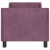 vidaXL Estrutura de Cama para Crian&ccedil;a com Cabeceira Roxo 70 x 140 cm