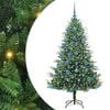 vidaXL &Aacute;rvore de Natal Artificial Pr&eacute;-iluminada com Conjunto de Bolas