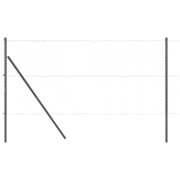 vidaXL Poste de Cerca 52 pcs Cinzeto 3,2 x 3,2 x 150 cm