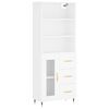 vidaXL Arm&aacute;rio alto 69,5x34x180 cm derivados de madeira branco