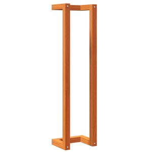 vidaXL Toalheiro 23x18x90 cm pinho maci&ccedil;o castanho mel