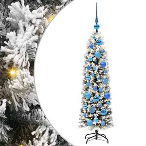 vidaXL &Aacute;rvore de Natal Artificial Verde 120 cm PVC e A&ccedil;o e Pl&aacute;stico