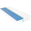 vidaXL Colch&atilde;o 80x200 cm espuma viscoel&aacute;stica c/ mem&oacute;ria 18 cm H2